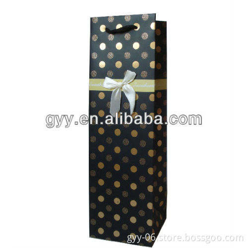 Santa wine bag in box holder